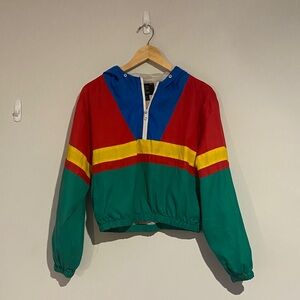 Redfox Color Block Hooded Jacket